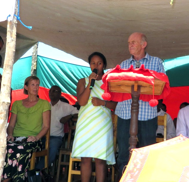 The Fernhouts at the launch celebration of this project