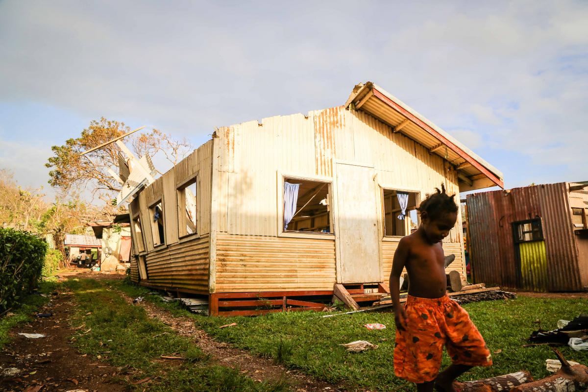 Pastor Daniel's church was no match for Cyclone Pam
