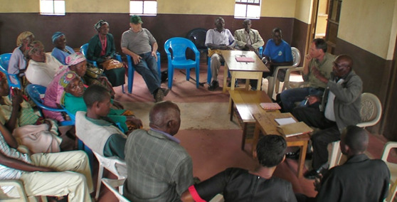 Meeting together in African Brotherhood Church