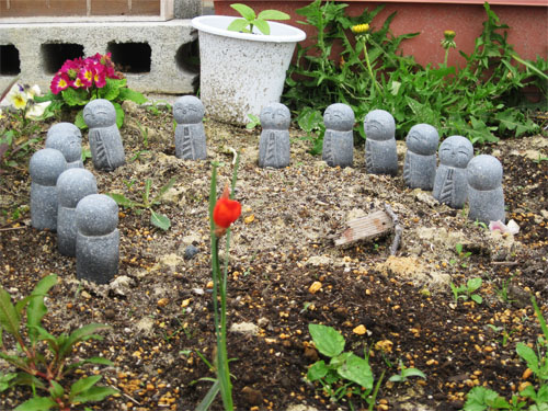 A school's memorial to students who lost their lives in the 2011 quake.