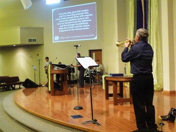 Led in music by a wonderful team