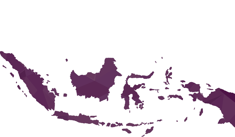 Country outline of Indonesia