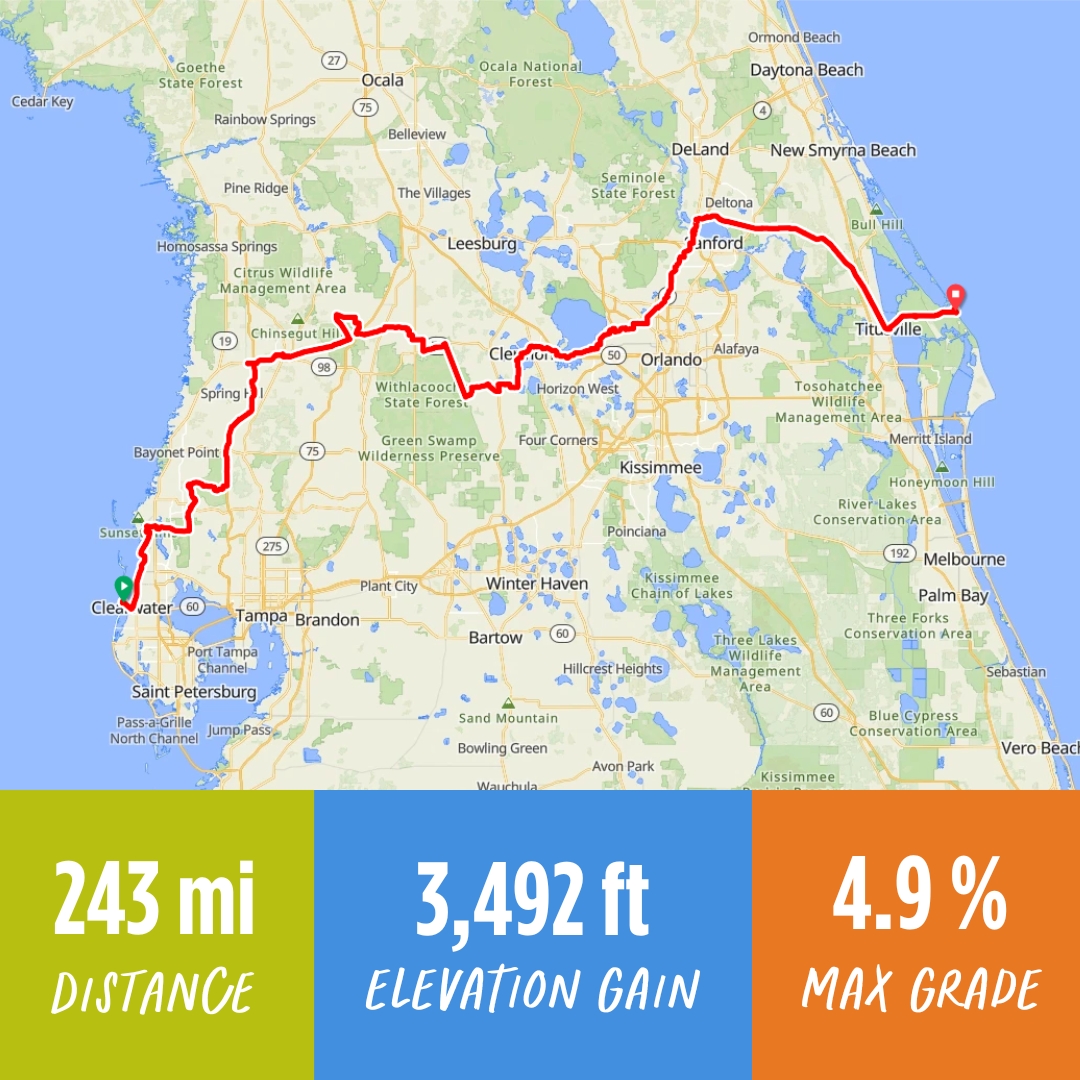 Ride to Renew Map – UPDATED